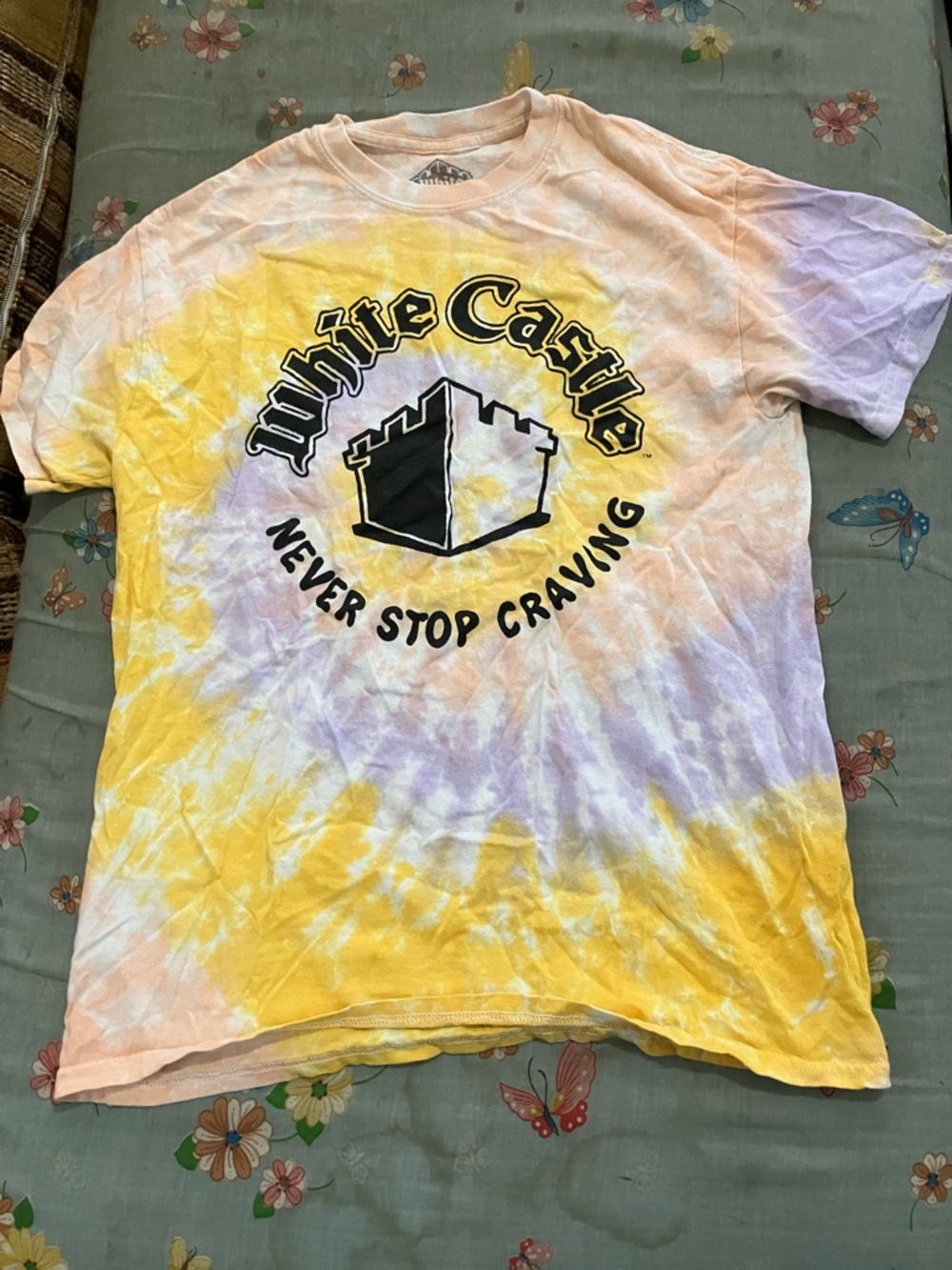 Tie-Dye Logo Tee - Yellow & Lavender